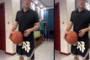 忍不住笑了！徐静雨这胯下运球水平，比各位吧友如何？