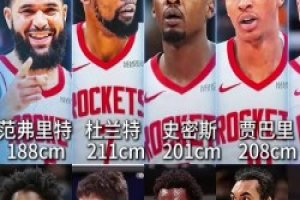 锋线天赋炸裂！火箭交易后首发替补8人身高2米+